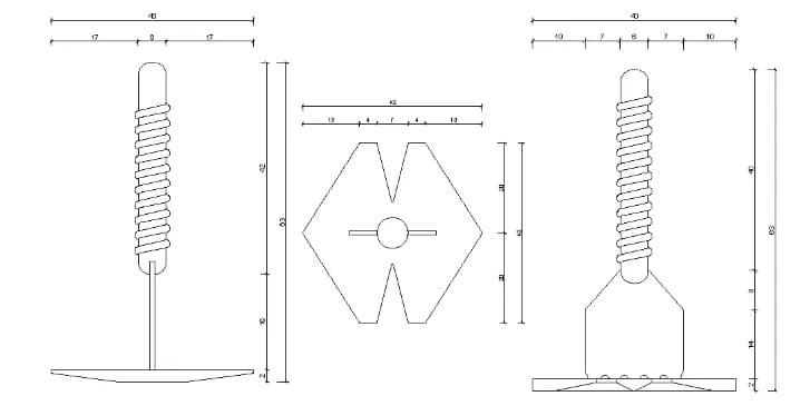 tls-Ss screw holder joint for 3–17 mm coverings tls-Ss screw holder joint for 3–17 mm coverings