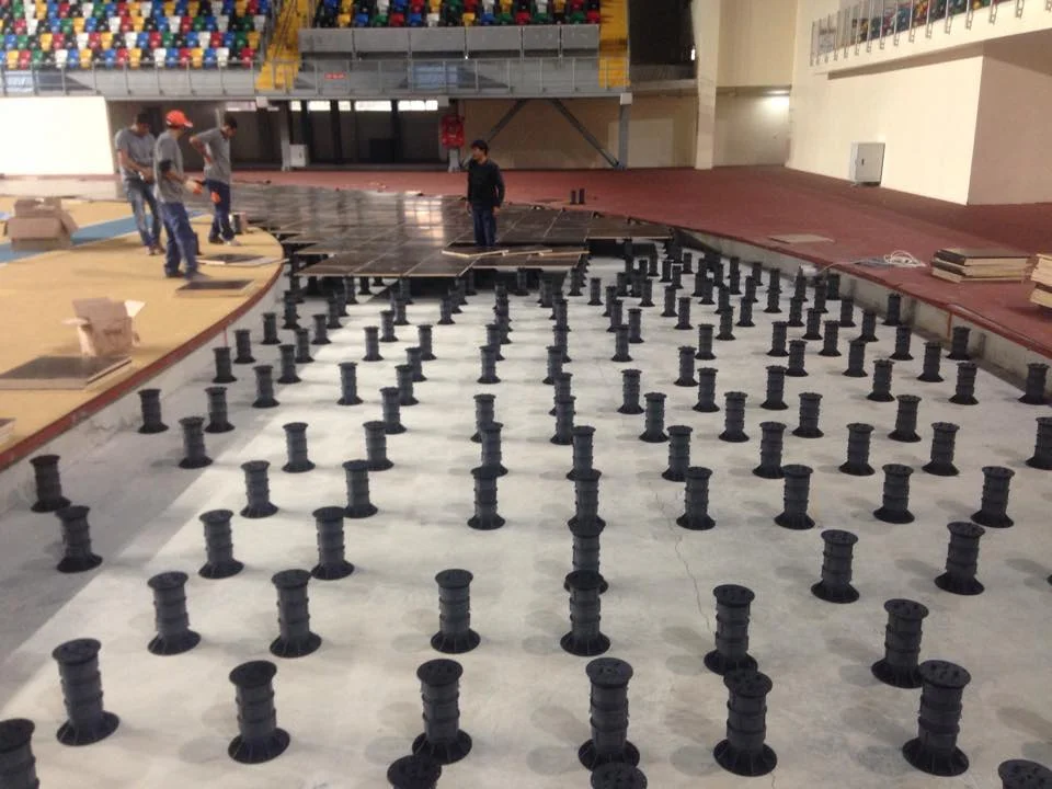 Sinan Erdem Sports Complex — Tokoz pedestal installation