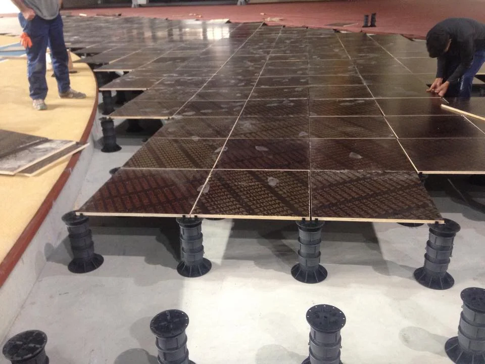 Sinan Erdem Sports Complex — Tokoz pedestal installation