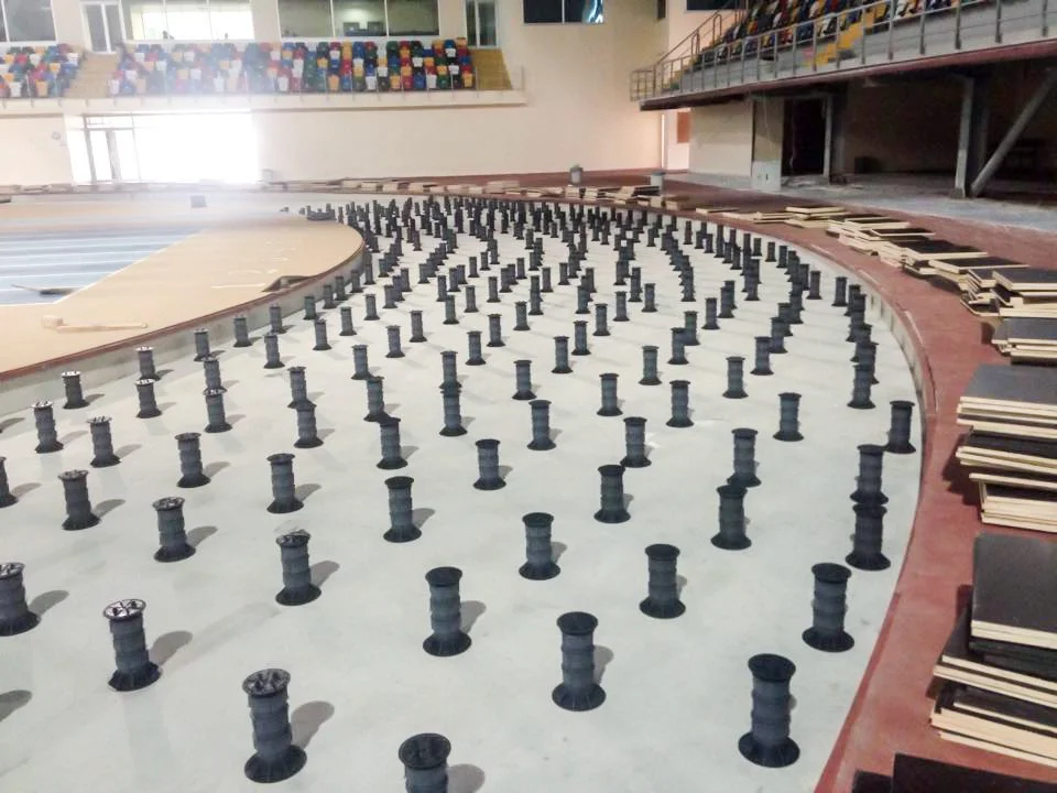 Sinan Erdem Sports Complex — Tokoz pedestal installation