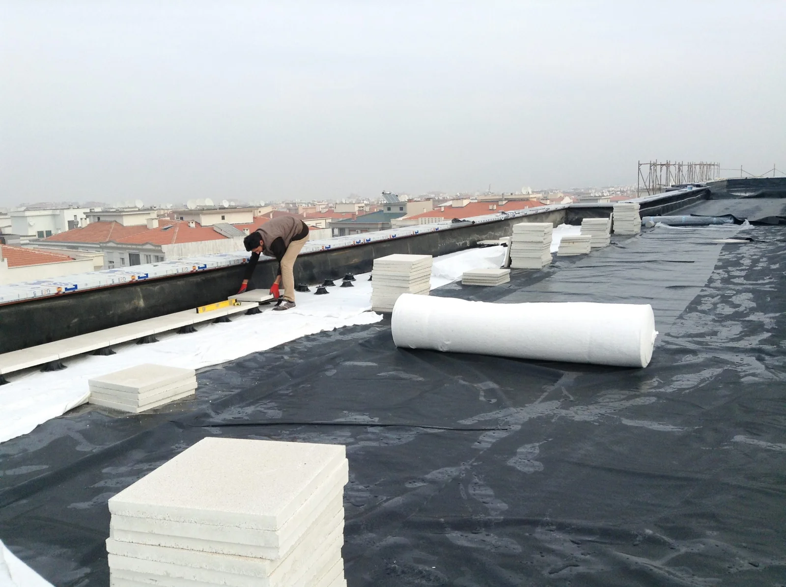 Baku Convention Center — Tokoz pedestal installation