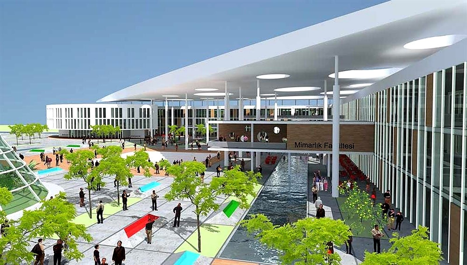 Erzurum Atatürk University — Tokoz pedestal installation
