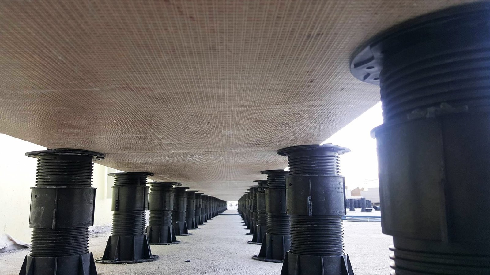 High-Speed Train Station — Tokoz pedestal installation