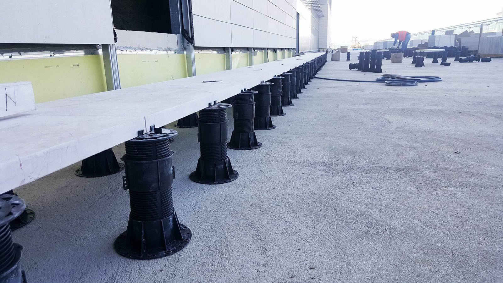 High-Speed Train Station — Tokoz pedestal installation