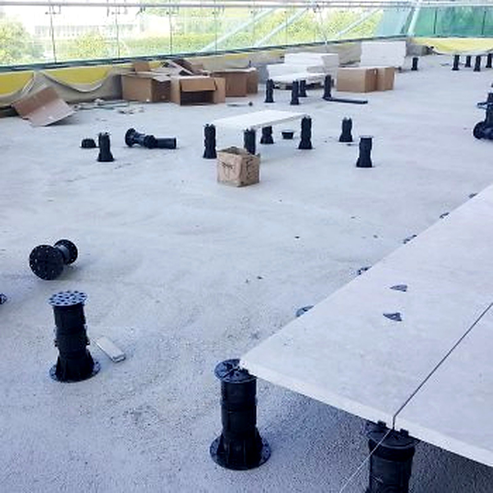 High-Speed Train Station — Tokoz pedestal installation